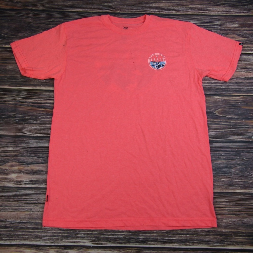 Veece Mens XL Pink Short Sleeve Tee T Shirt Preowned